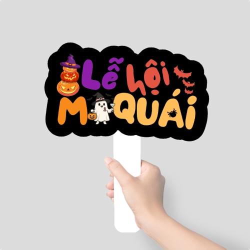 Mẫu thiết kế Hashtag cầm tay Halloween, lễ hội ma quái, sự kiện, event, dễ thương, cute, chibi, hoạt hình, cartoon 1776345427