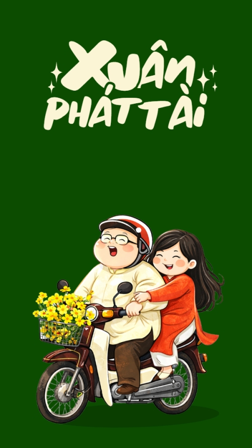 Mẫu thiết kế Hình nền điện thoại Xuân phát tài 1777138748