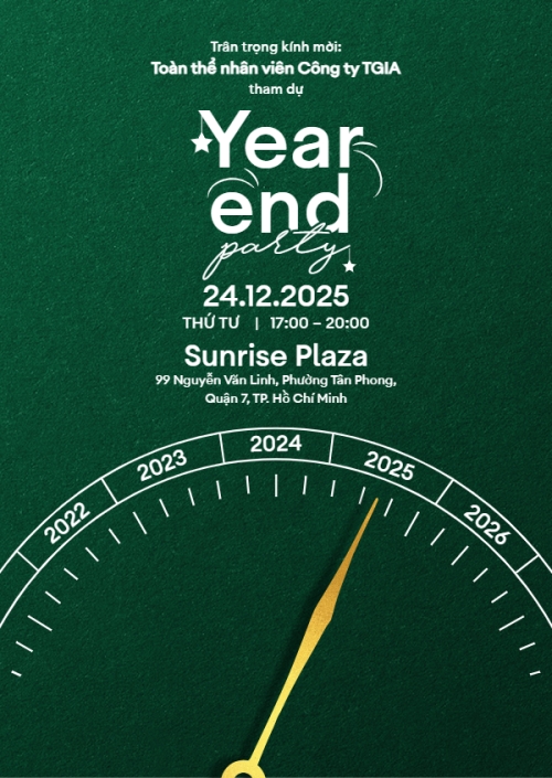 Mẫu thiết kế Thư mời Year end party 1777566617