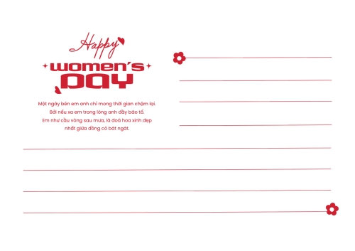 Mẫu thiết kế Thiệp chúc mừng Happy Women's Day 8/3 1777526364