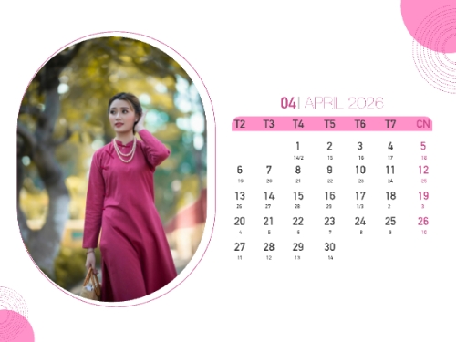 Mẫu thiết kế Lịch để bàn Xuân Bính Ngọ 2026 1776203356