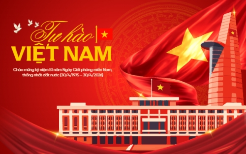 Mẫu thiết kế Banner - Băng rôn Mừng lễ 30/4 Giải Phóng Miền Nam 1775685958