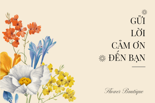 Mẫu thiết kế Thank you card Hoa lá, thiên nhiên, floral, vintage, flower, hoa 1777143559