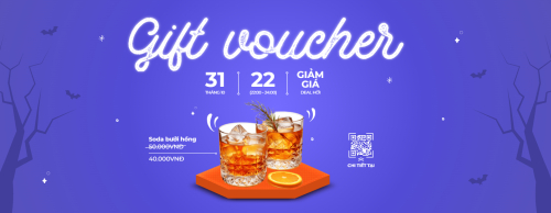 Mẫu thiết kế Gift voucher Halloween, nước uống, juice, giải khát, F&B, drink 1776941466