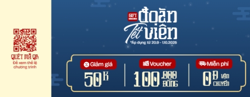 Mẫu thiết kế Gift voucher Trung thu, Tết Đoàn Viên, mid-autumn festival, sự kiện, ẩm thực, food, event, hiện đại, modern, cute, dễ thương, chibi 1776941644