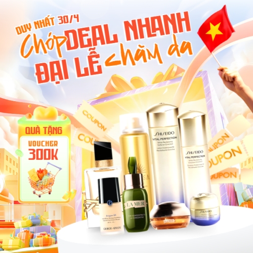 Mẫu thiết kế Ảnh sản phẩm Chớp Deal nhanh đại lễ chăm da 1776589985