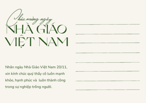 Mẫu thiết kế Thiệp chúc mừng Mừng ngày Nhà Giáo Việt Nam 1777149713