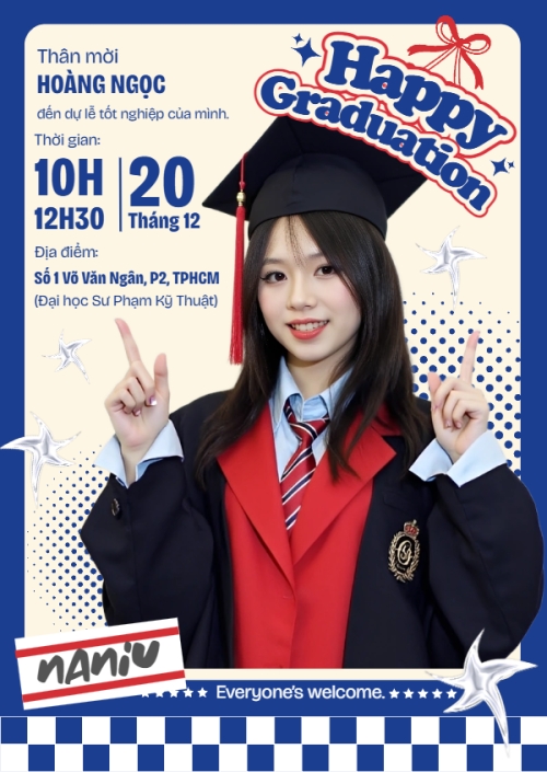 Mẫu thiết kế Thư mời Thư mời tốt nghiệp 1777143188
