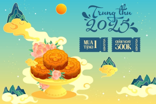 Mẫu thiết kế Banner - Băng rôn Trung thu, Tết Đoàn Viên, mid-autumn festival, sự kiện, event, lễ hội, festival, ẩm thực, food, bánh trung thu, cute, dễ thương 1775230259