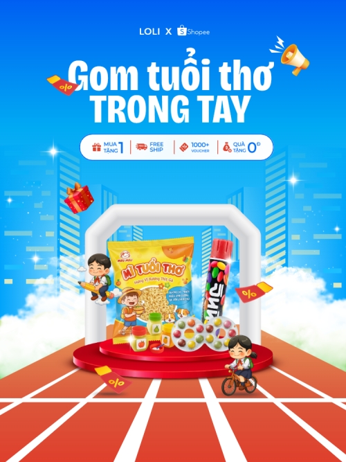 Mẫu thiết kế Banner dọc Gom tuổi thơ trong tay 1775535184