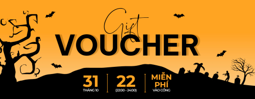 Mẫu thiết kế Gift voucher Halloween, nước uống, juice, giải khát, F&B, drink 1776941466