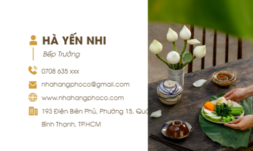 Mẫu thiết kế Danh thiếp Đồ ăn, food, thực phẩm, ẩm thực, món ăn, F&B, nhà hàng, thức ăn 1776363386