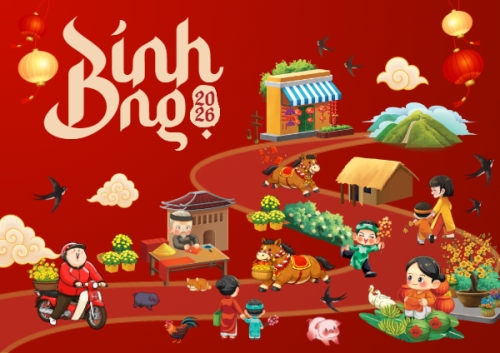 Mẫu thiết kế Thiệp chúc mừng Bính Ngọ 2026 1777143266