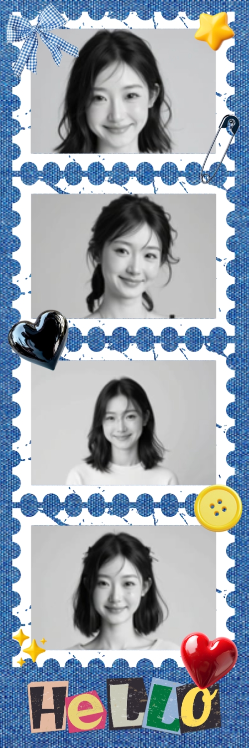 Mẫu thiết kế Bộ Ảnh Photobooth Idol, thần tượng, con gái, girl, cá nhân, personal style, sự kiện, event, cổ điển, y2k, retro 1775374257