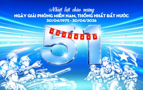 Mẫu thiết kế Banner - Băng rôn Chào mừng 51 năm giải phóng miền Nam, thống nhất đất nước 30/4 1775259143