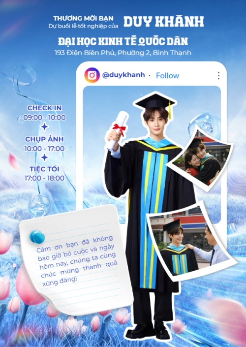 Mẫu thiết kế Thư mời Chúc mừng tốt nghiệp 1775223123