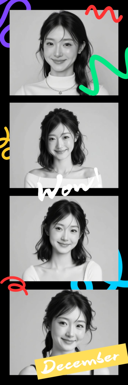 Mẫu thiết kế Bộ Ảnh Photobooth Idol, thần tượng, con gái, girl, cá nhân, personal style, sự kiện, event, cổ điển, y2k, retro 1775554396