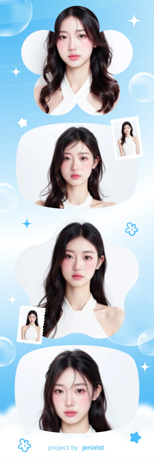 Mẫu thiết kế Bộ Ảnh Photobooth Idol, thần tượng, con gái, girl, cá nhân, personal style, sự kiện, event, cute, dễ thương, đơn giản, simple 1775374257