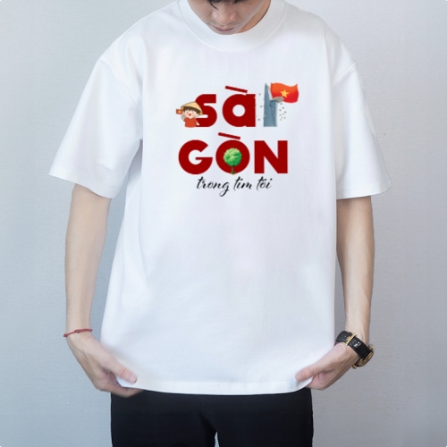 Mẫu thiết kế Áo thun Sài Gòn trong tim tôi 1775737705