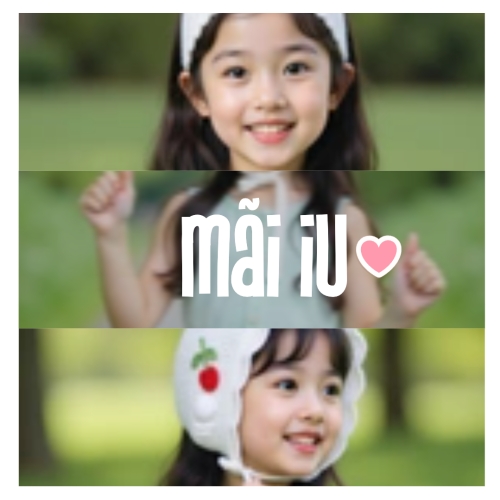 Mẫu thiết kế Photobook vuông Em bé, trẻ em, baby, kids, gia đình, family, dễ thương, cute 1776203711