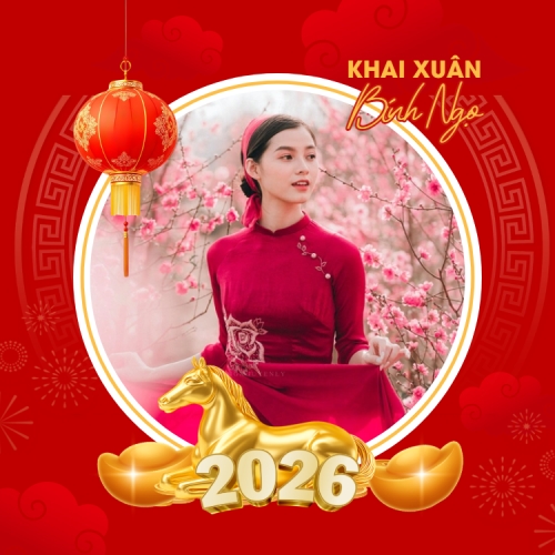 Mẫu thiết kế Ảnh đại diện - Avatar Khai xuân Bính Ngọ 1775281567