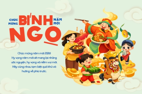 Mẫu thiết kế Thank you card Chúc mừng năm mới 1777148637