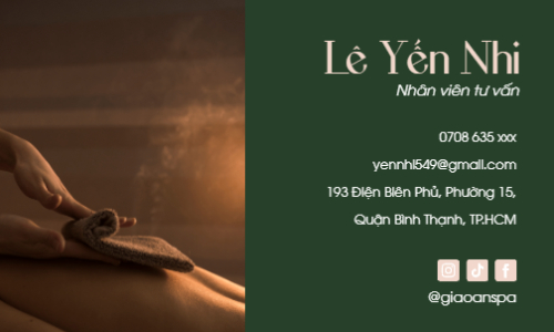 Mẫu thiết kế Danh thiếp Spa, beauty, làm đẹp, thẩm mỹ, massage 1776358313