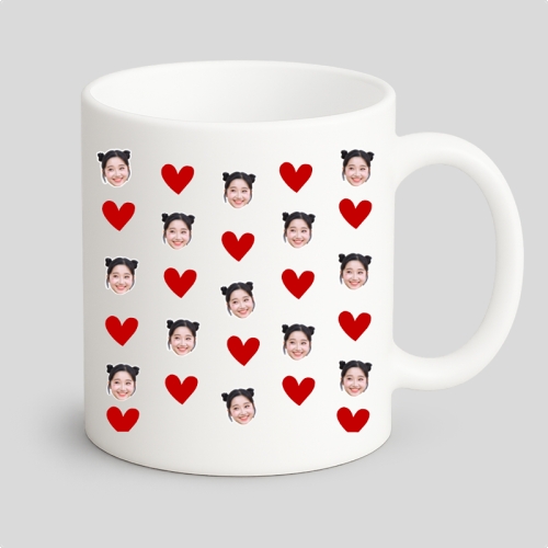 Mẫu thiết kế Ly sứ (cốc) Valentines dễ thương 1776179805