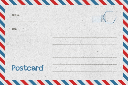 Mẫu thiết kế Postcard Dân gian, truyền thống, folk, traditions, dễ thương, cute, chibi, hoạt hình, cartoon 1775293929