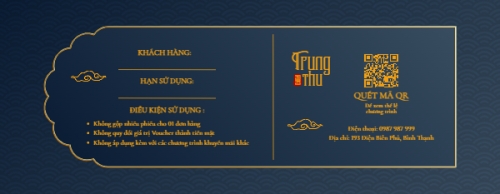 Mẫu thiết kế Gift voucher Trung thu, Tết Đoàn Viên, mid-autumn festival, sự kiện, ẩm thực, food, event, hiện đại, modern 1776941648