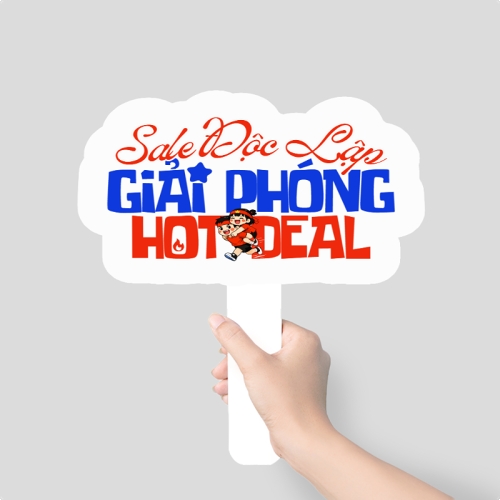 Mẫu thiết kế Hashtag cầm tay Sale Độc Lập giải phóng hot deal 1776345427