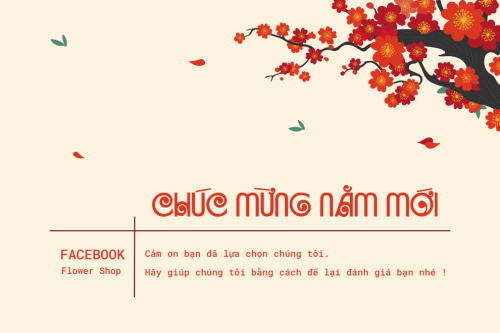 Mẫu thiết kế Thank you card Tết, Xuân, Ất tỵ, 2025, năm 2025, hoa lá, cổ điển 1777154835