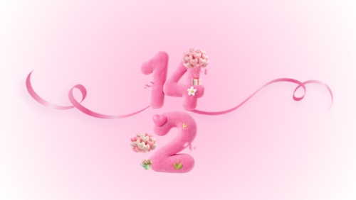 Mẫu thiết kế Hình nền máy tính Happy Valentine's Day 1777143370