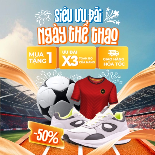 Mẫu thiết kế Bài post MXH vuông Ngày thể thao Việt Nam 27/3 1775344203