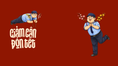 Mẫu thiết kế Hình nền máy tính Giảm cân đón tết 1777143287