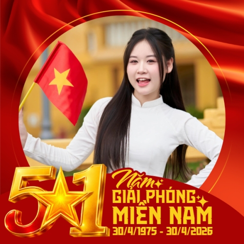 Mẫu thiết kế Ảnh đại diện - Avatar Mừng lễ 30/4 Giải Phóng Miền Nam 1775288076