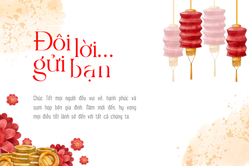 Mẫu thiết kế Thank you card Tết, Xuân, Ất tỵ, năm 2025, 2025, hoa lá, thiên nhiên, floral 1777149006