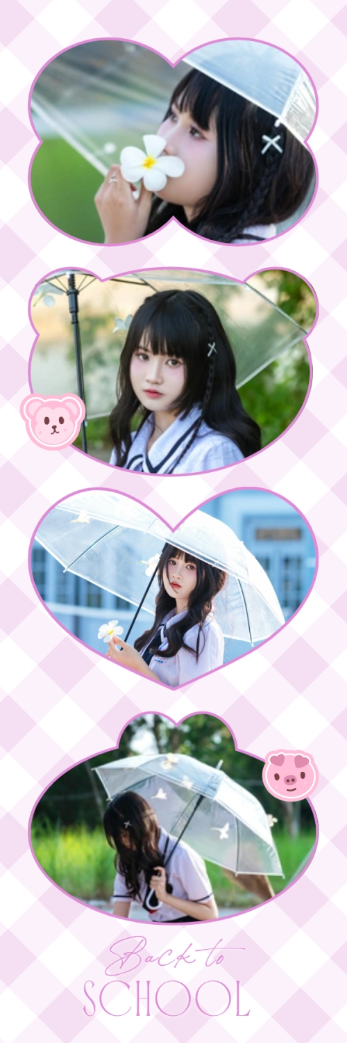 Mẫu thiết kế Bộ Ảnh Photobooth Tựu trường, đến trường, nhập học, giáo dục, education, school, trường học, dễ thương, cute, chibi, hoạt hình, cartoon 1775408090