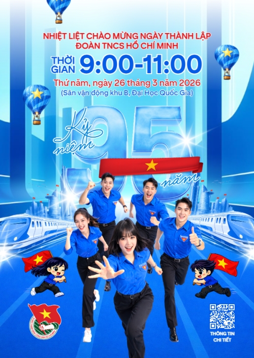 Mẫu thiết kế Thư mời Kỷ niệm ngày thành lập Đoàn TNCS Hồ Chí Minh 26/3 1777566050