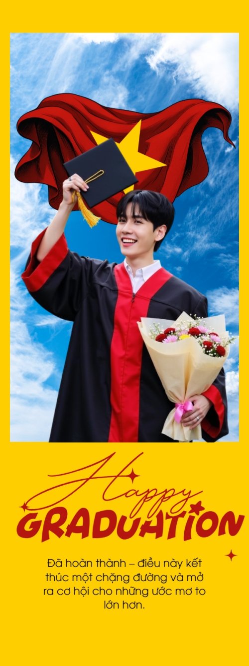 Mẫu thiết kế Standee Tốt nghiệp, kỉ yếu, Graduation, yearbook, sự kiện, event, giáo dục, education, Việt Nam 1775161792