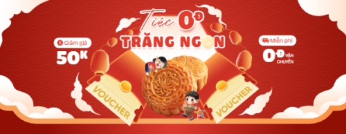 Mẫu thiết kế Gift voucher Trung thu, Tết Đoàn Viên, mid-autumn festival, sự kiện, ẩm thực, food, event, hiện đại, modern, cute, dễ thương, chibi 1776935653