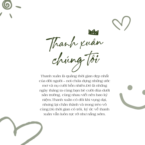 Mẫu thiết kế Photobook vuông Lưu giữ mùa thanh xuân 1776208633