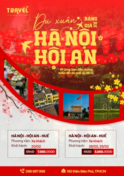 Mẫu thiết kế Menu tờ rời (dọc) Bảng giá du xuân 2026 1776345007