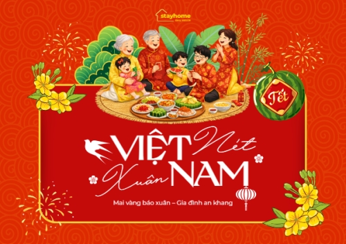 Mẫu thiết kế Thiệp chúc mừng Nét xuân Việt Nam 1777143745