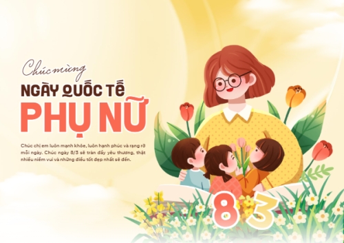 Mẫu thiết kế Thiệp chúc mừng Chúc mừng ngày Quốc tế phụ nữ 8/3 1776005154