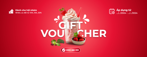Mẫu thiết kế Gift voucher Nước uống, giải khát, F&B, drink, cà phê, coffee, nước ép 1776935653