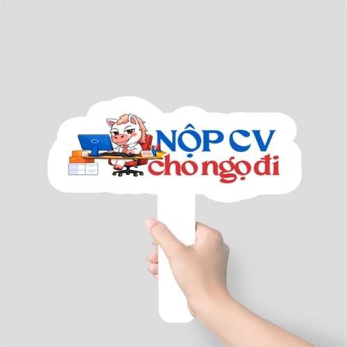 Mẫu thiết kế Hashtag cầm tay Nộp CV cho ngọ đi 1775261200