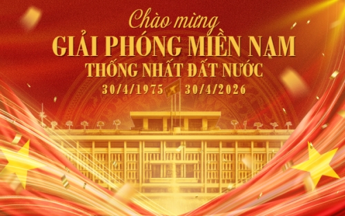 Mẫu thiết kế Banner - Băng rôn Mừng lễ 30/4 Giải Phóng Miền Nam 1775685958