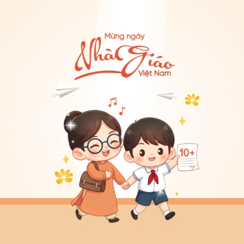 Mẫu thiết kế Nhãn dán Decal Mừng ngày nhà giáo Việt Nam 1776589855