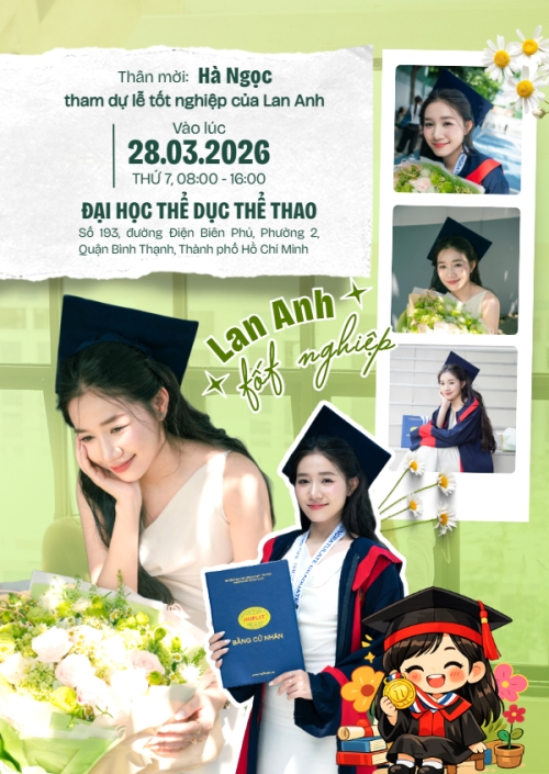 Mẫu thiết kế Thư mời Chúc mừng tốt nghiệp 1775223123